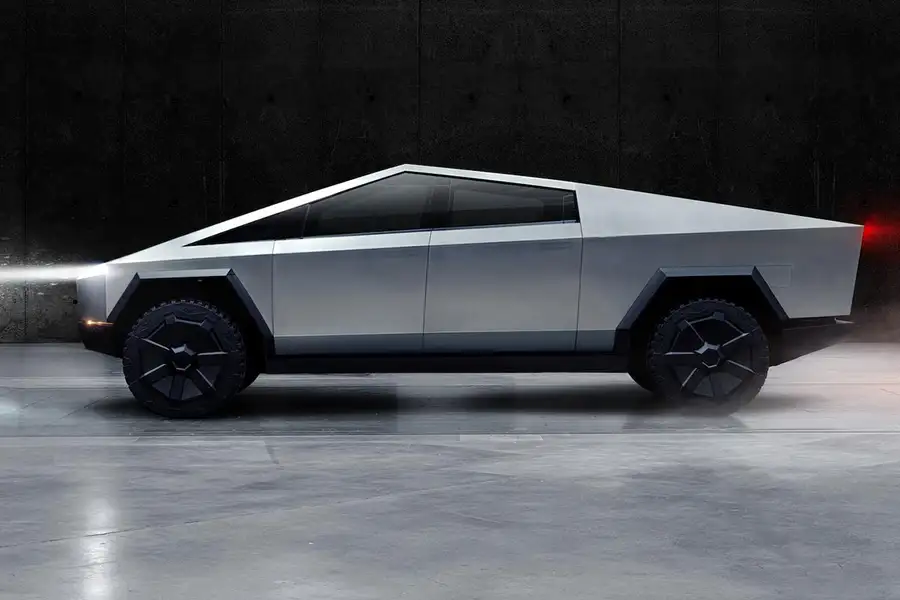 Futuristic electric truck representing potential member rewards